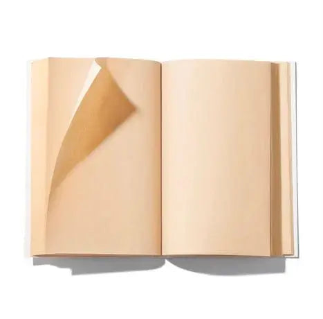 Open book with a single mattifying paper visible, showcasing its ultra-absorbent features for oil control.