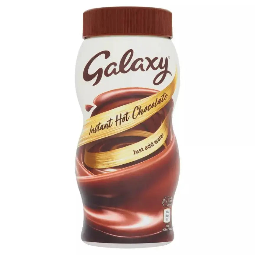 Galaxy Instant Hot Chocolate 370g, vegetarian-friendly, silky smooth, just add hot water for a delicious drink.