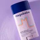 Megababe Night Rescue Overnight Brightening Stick, 60g, for soothing skin and reducing discoloration.