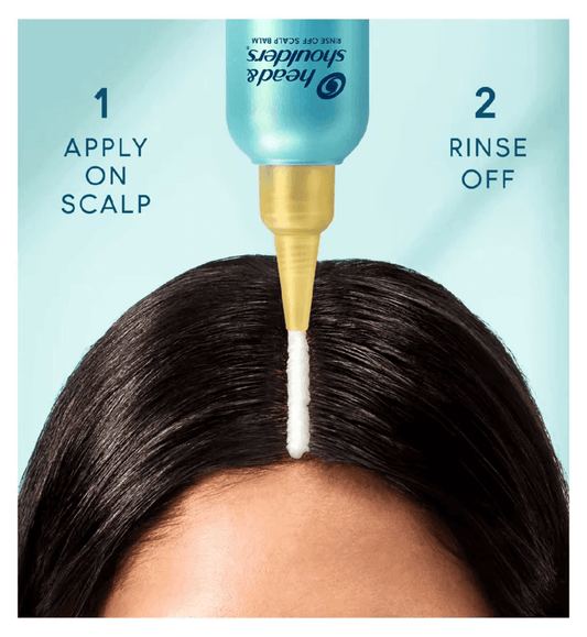 Instructions for using Head & Shoulders DERMAXPRO: Apply to scalp and rinse off for effective scalp treatment.