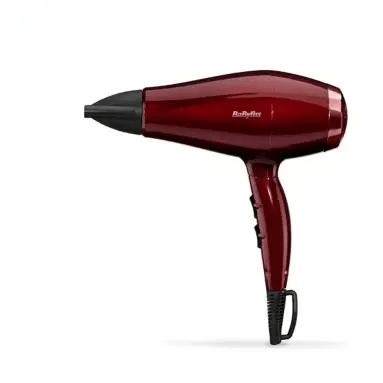 BaByliss Expression 2000 Hair Dryer in sleek red design, perfect for achieving salon-quality hair at home.