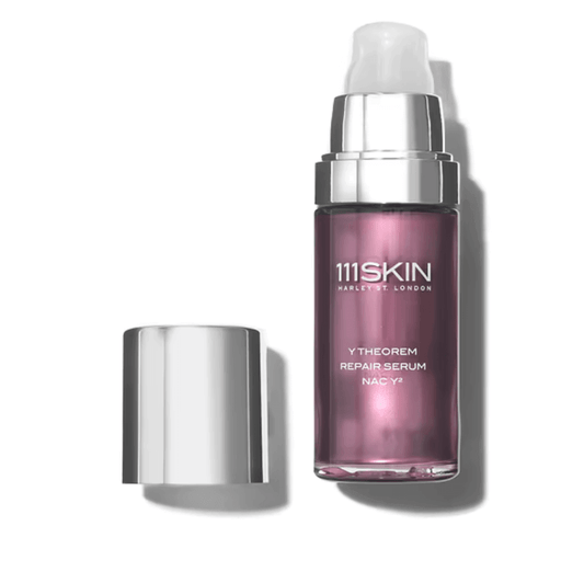 111SKIN Y Theorem Repair Serum 30ml bottle with cap, promoting youthful and radiant skin.
