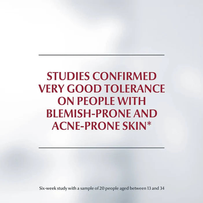 Text on a white background about studies on skin tolerance.