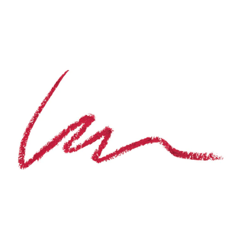 Razzleberry lip liner swatch showcasing a bold, rich color for precise lip definition and full coverage.