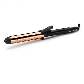 BaByliss Titanium Brilliance Curls Tong 32mm for creating effortless, soft curls with a polished titanium barrel.
