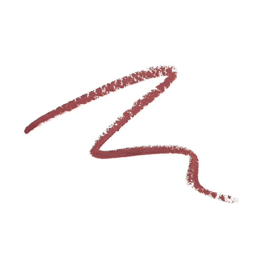 Richly-pigmented lip liner swatch in shade Pout, showcasing smooth application and long-lasting color.