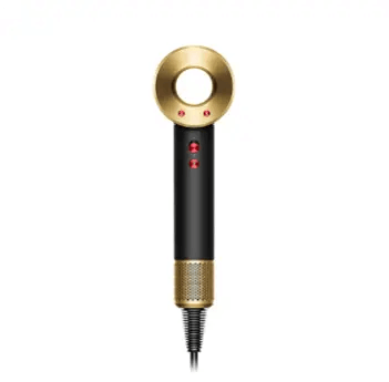 Dyson Supersonic™ Hair Dryer in Onyx/Gold design with a powerful digital motor for fast drying.
