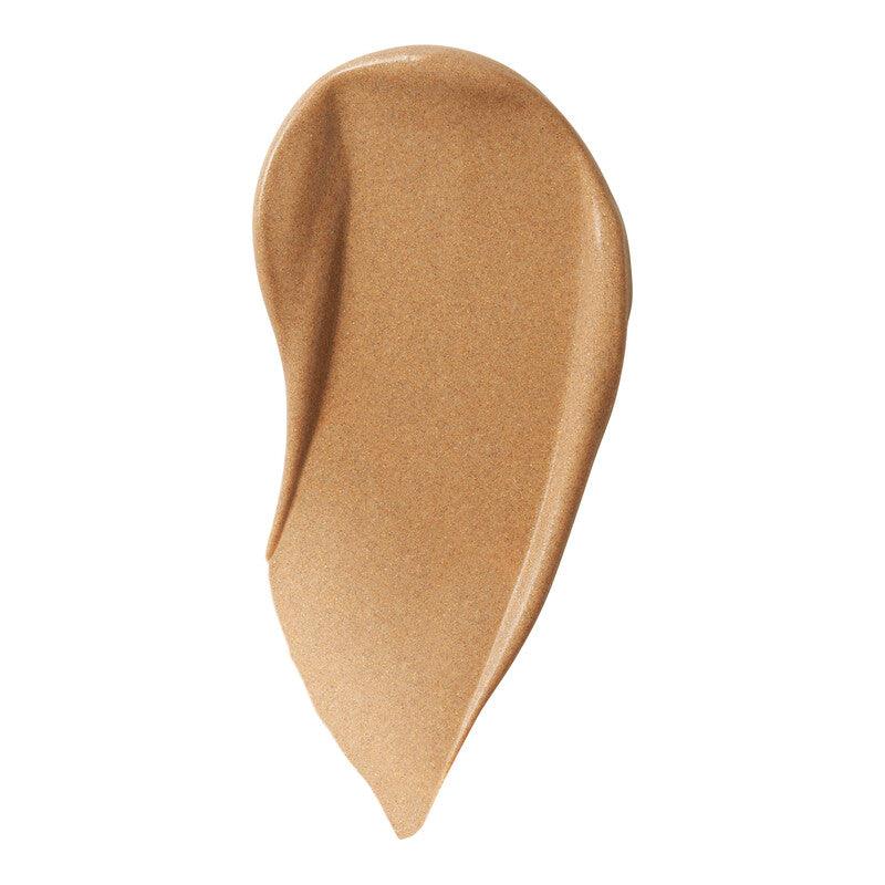 Swatch of e.l.f Suntouchable! Whoa Glow SPF 30 showing a glowing, radiant bronze texture.