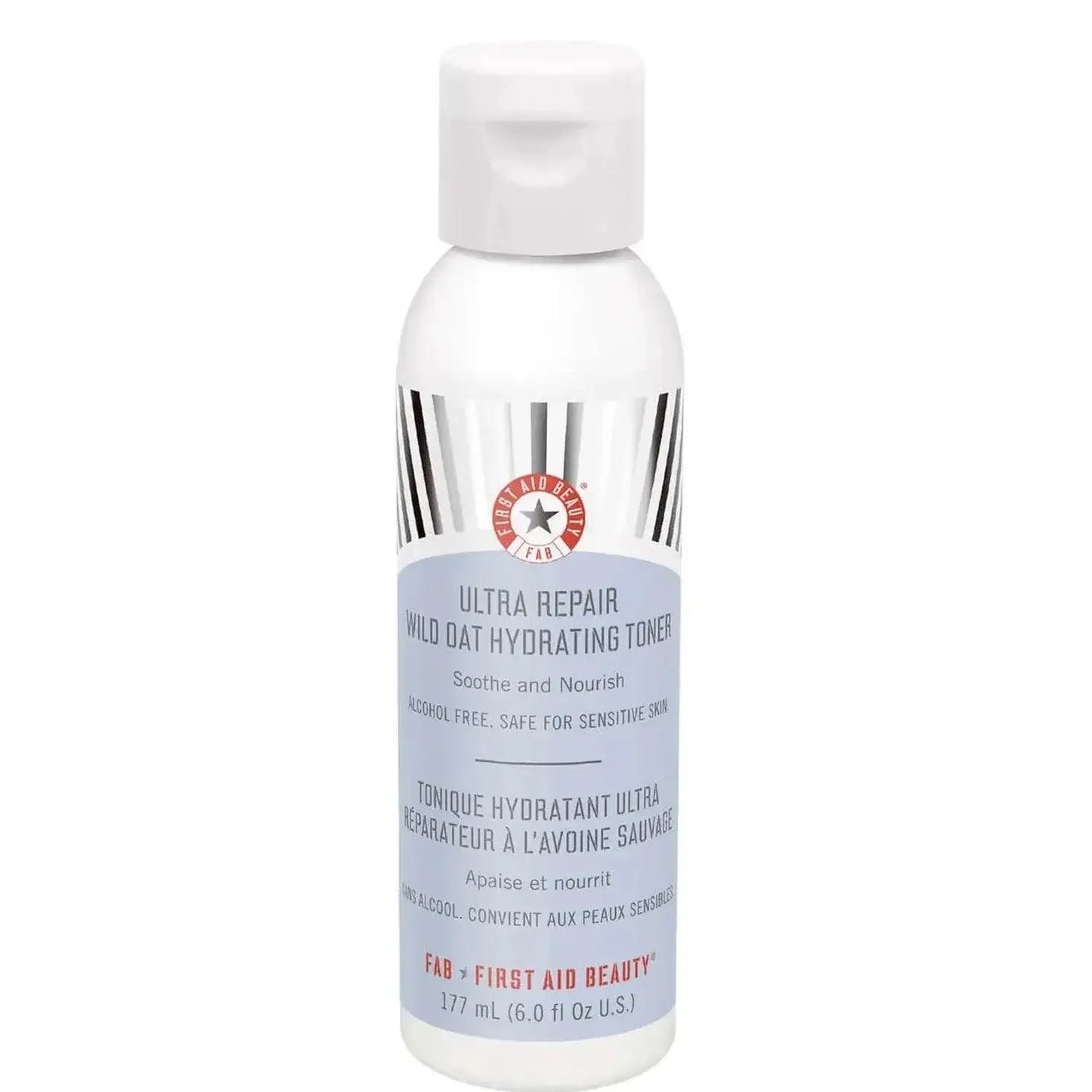 First Aid Beauty Ultra Repair Wild Oat Hydrating Toner, 177ml, soothe and nourish sensitive skin.