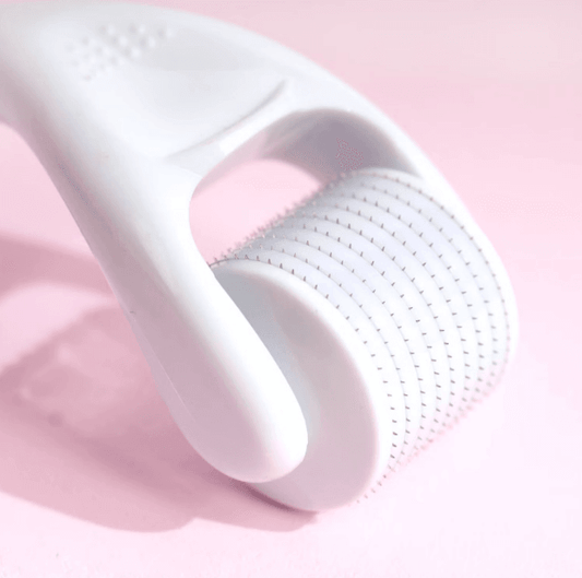 Brushworks HD Micro Needle Derma Roller with 0.5mm needles for skin revitalization and smoother complexion.