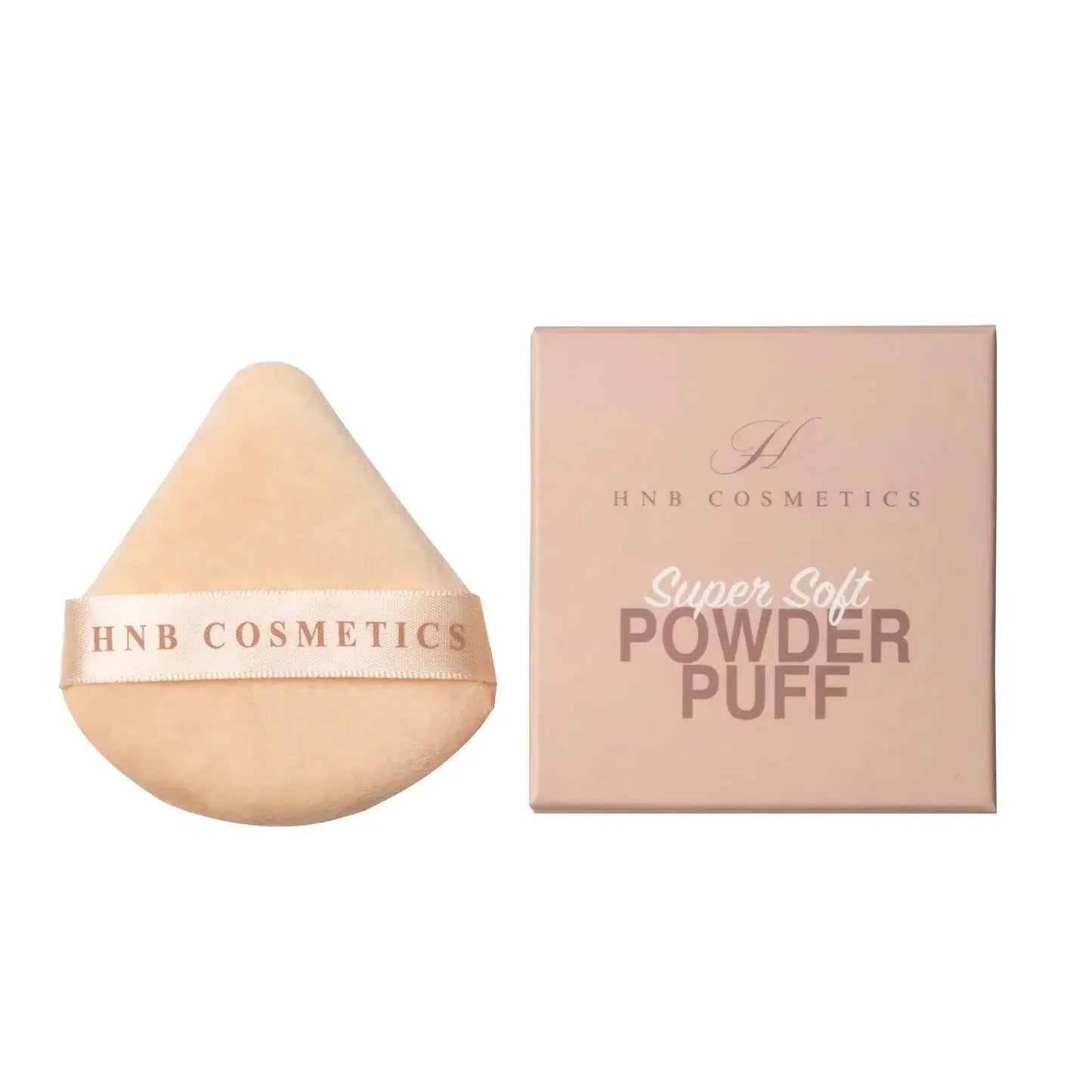 HNB Cosmetics Super Soft Powder Puff with its packaging, ideal for setting makeup and achieving a flawless finish.