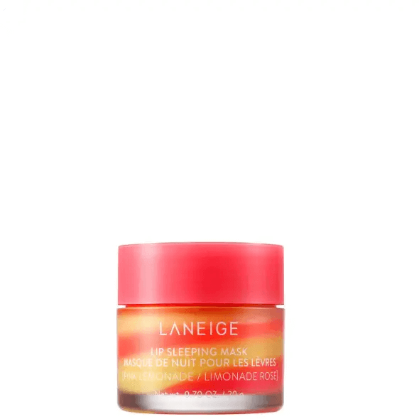 LANEIGE Pink Lemonade Lip Sleeping Mask 20g jar for soft, nourished lips with Moisture Wrap technology.