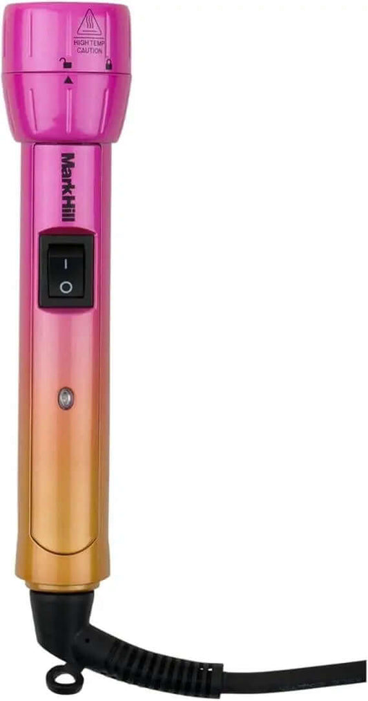 Mark Hill Pick 'N' Mix Handle in vibrant pink and orange gradient, perfect for versatile hair styling at home.