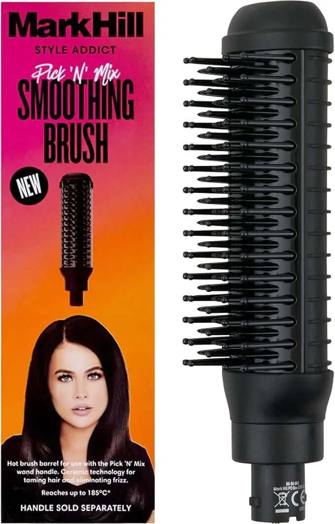 Mark Hill Style Addict Pick 'N' Mix Smoothing Brush Barrel for sleek, frizz-free hair styling and detangling.