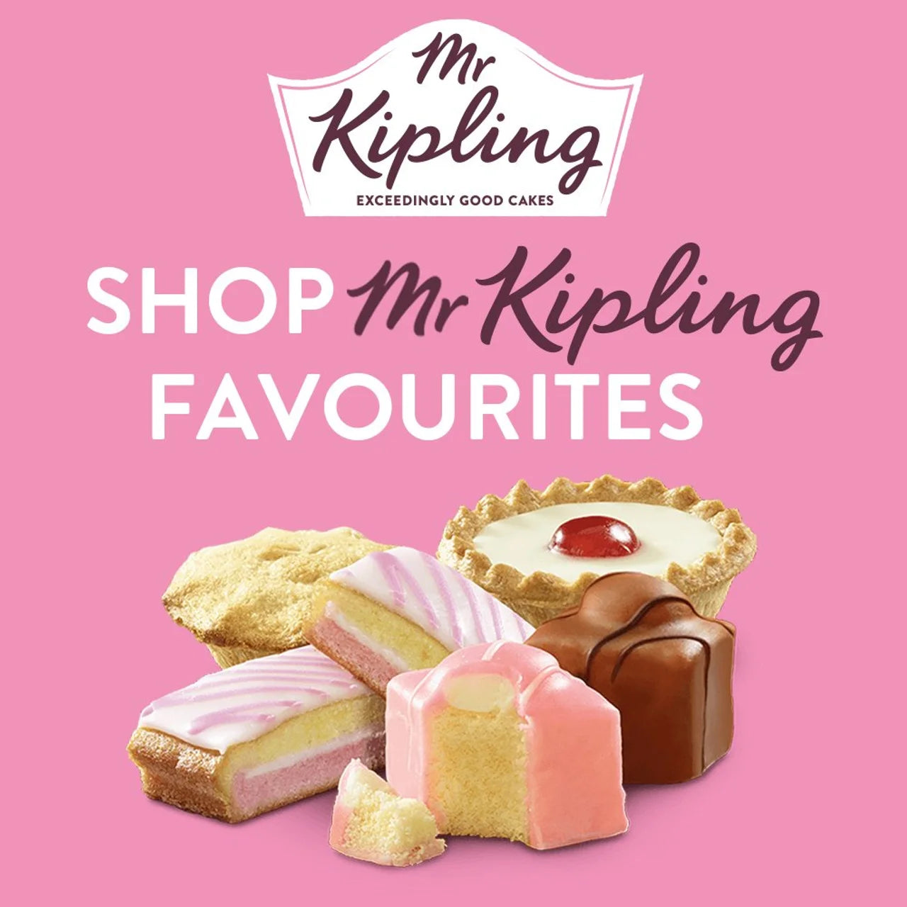 Mr Kipling Standard Battenberg Cake Family Size Serves 8