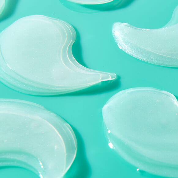 Patchology Clear gel-like substance on a teal background