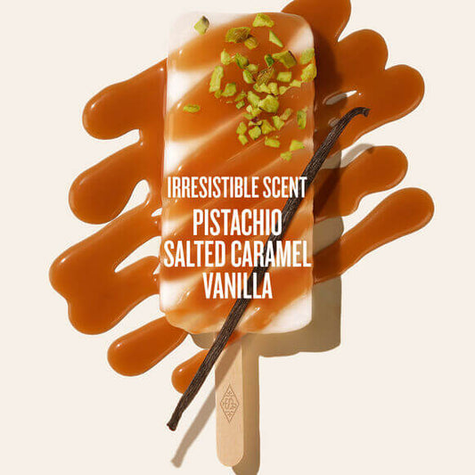 Sol de Janeiro Body Badalada™ Lotion with irresistible scent of pistachio, salted caramel, and vanilla.