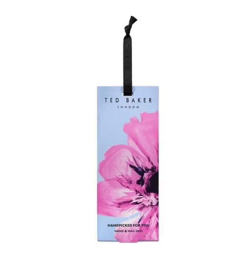 Ted Baker Handpicked For You - Hand & Nail Duo packaging featuring a pink floral design.
