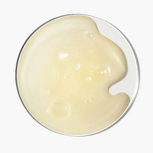 Close-up of The INKEY List Peptide Volumizing Hair Treatment showcasing its light, gel-like texture.