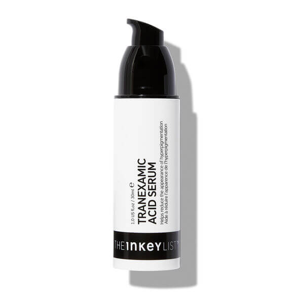 The INKEY List Tranexamic Acid Serum 30ml bottle for reducing hyperpigmentation and enhancing skin radiance.