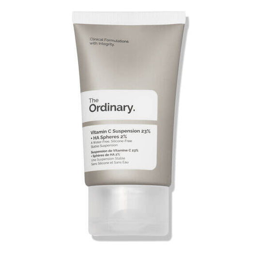 The Ordinary Vitamin C Suspension 23% + HA Spheres 2% 30ml, a brightening facial serum for smooth skin.