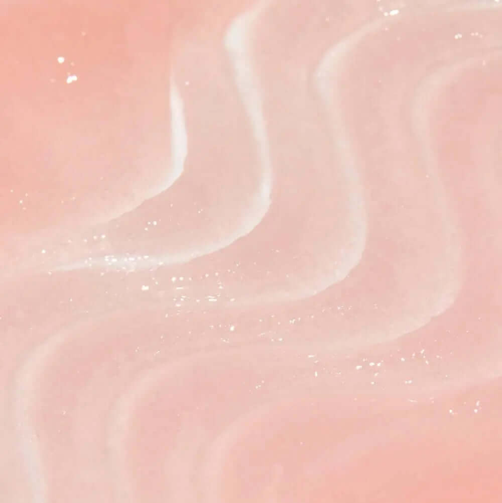 Close-up of TREE HUT Sugar Scrub Moroccan Rose showing textured pink scrub for smooth and glowing skin.