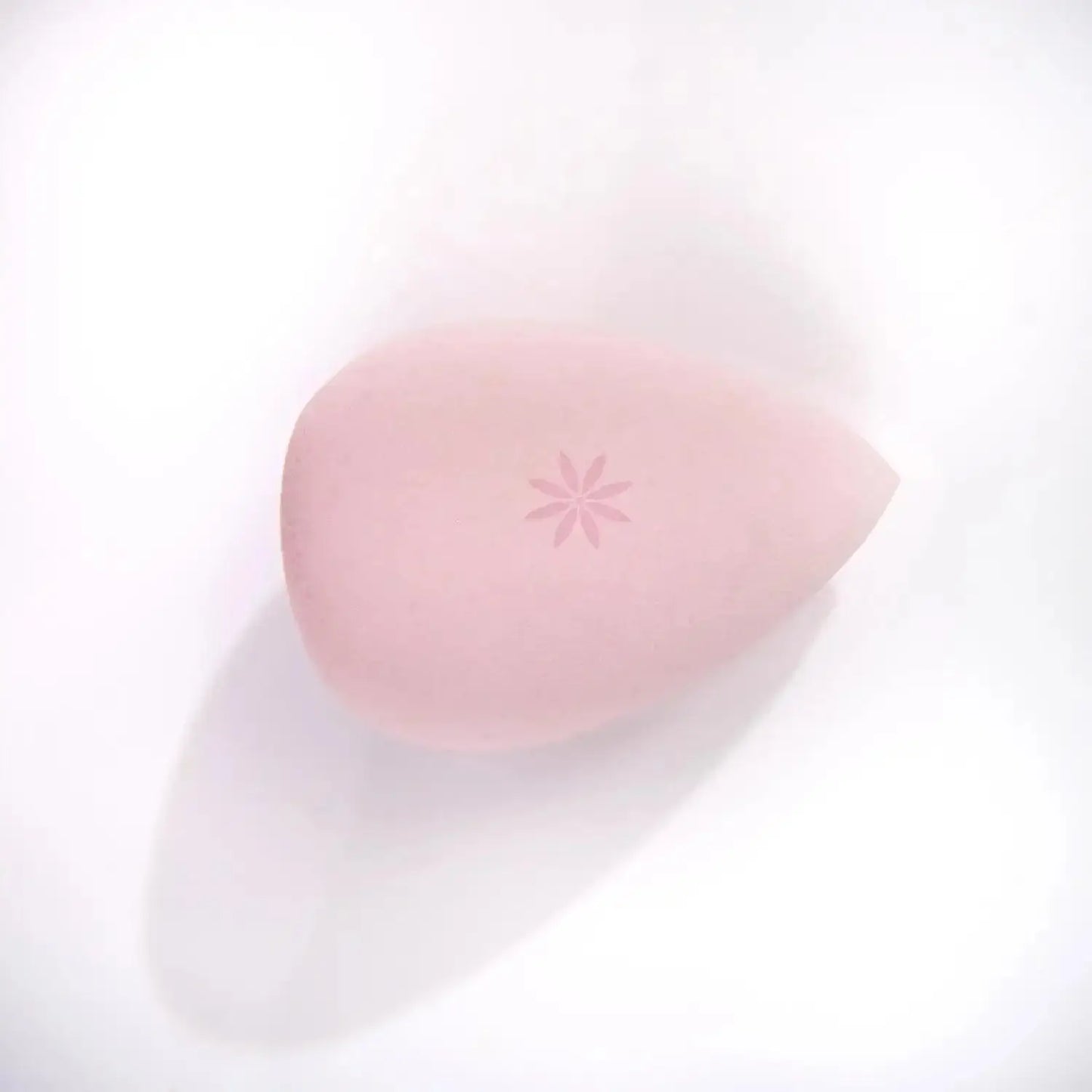 Brushworks Complexion Sponge in soft pink, designed for flawless makeup application and blending.
