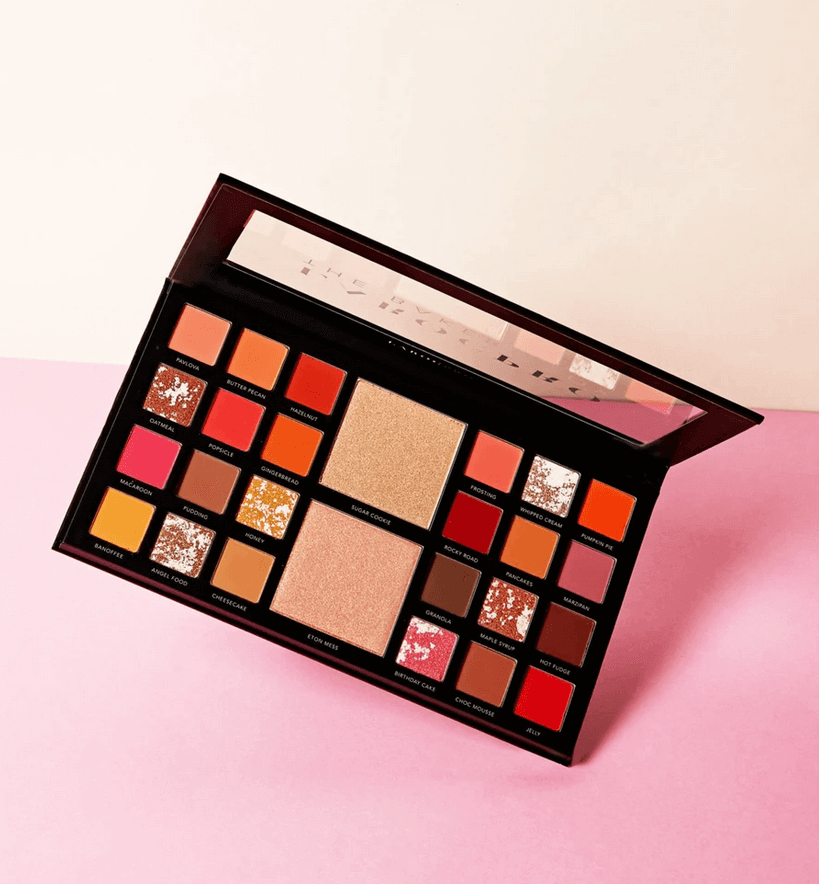 LaRoc Cosmetics PRO The Bakery Box Eyeshadow Palette featuring colorful mattes and shimmering highlights