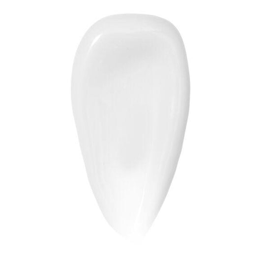 Smooth white cream texture from Medik8 Sleep Glycolic facial peel, showcasing its rejuvenating properties.