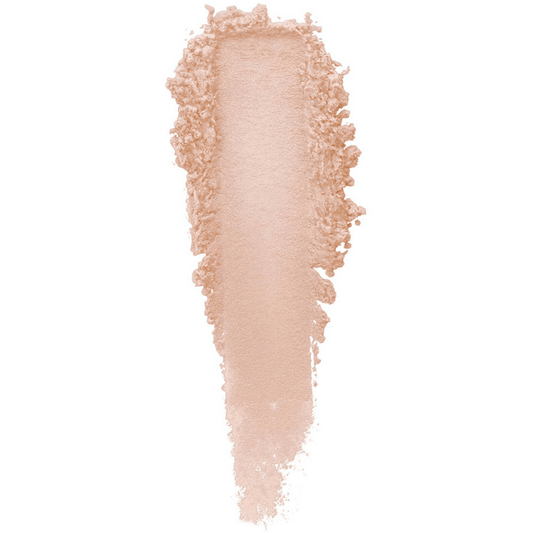 Laura Mercier Translucent Loose Setting Powder Rose Reflection swatch in soft neutral beige hue, ideal for luminous finish.