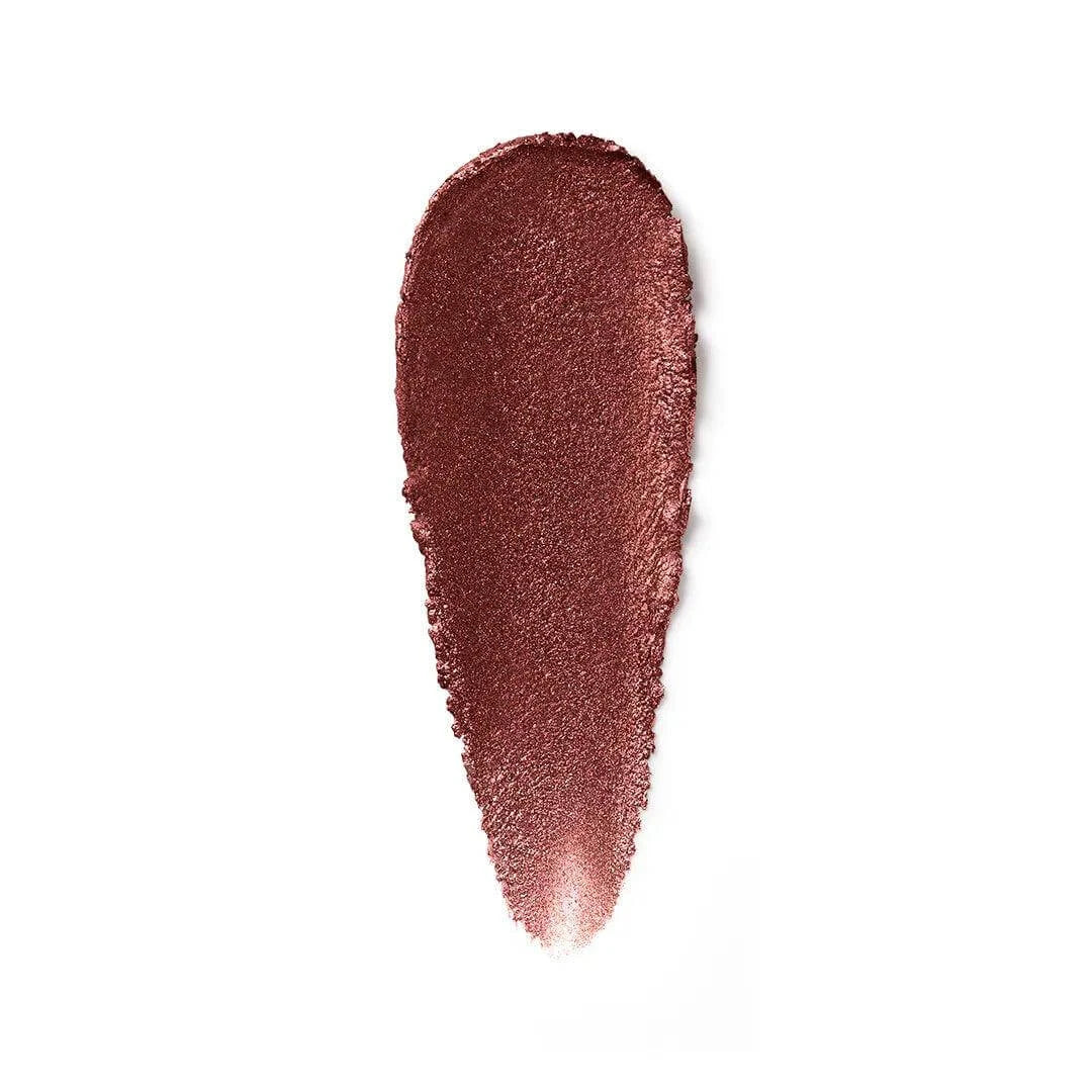 Swatch of Bobbi Brown Long-Wear Cream Shadow Stick in Mulberry, a creamy, rich burgundy shade.