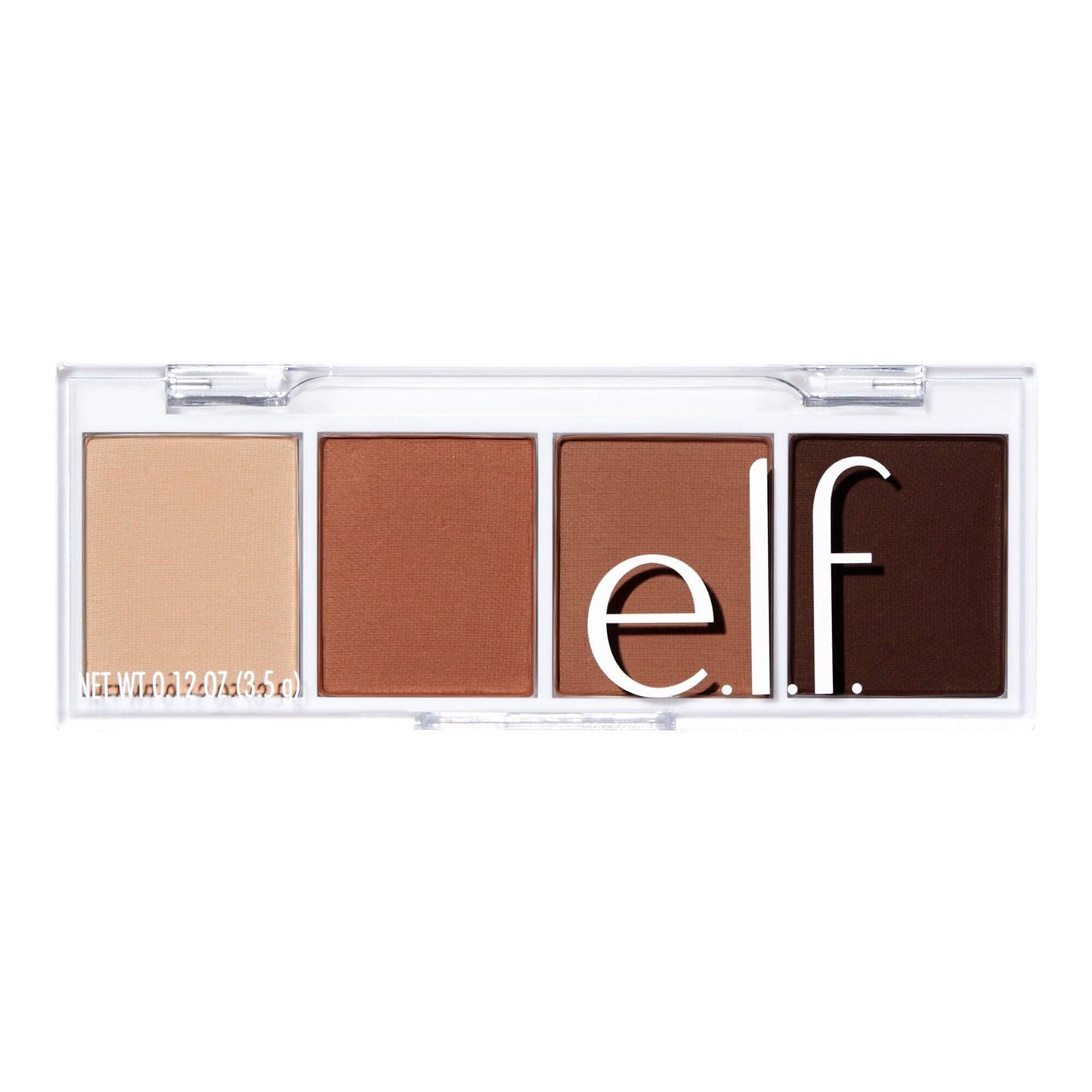 e.l.f. Bite Size Eyeshadows I Love You a Latte compact featuring 4 ultra-pigmented matte and shimmer shades.