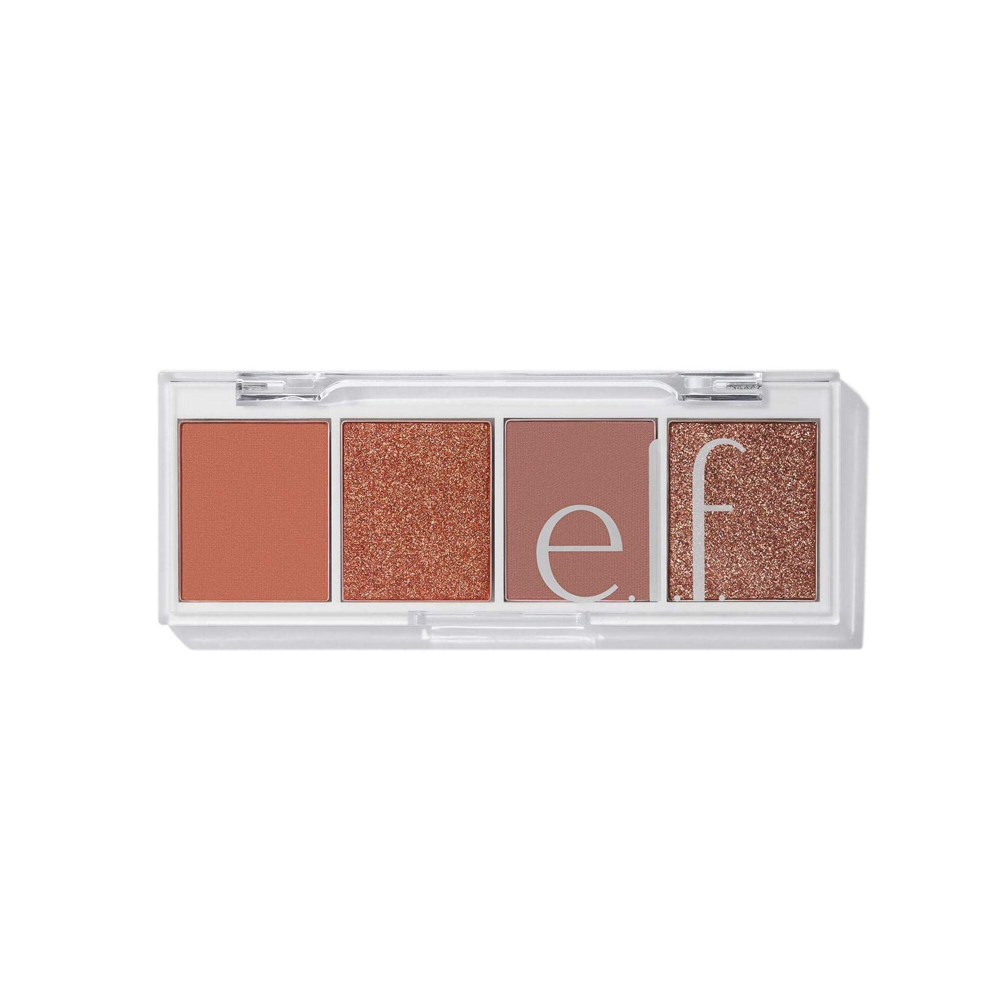 e.l.f. Bite Size Eyeshadows in Pumpkin Pie featuring four creamy, ultra-pigmented shades in a compact palette.