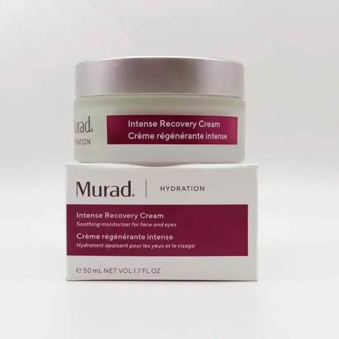 Murad Intense Recovery Cream 50ml, soothing moisturizer for dry skin, available for pre-order, hydrates and calms irritated skin.