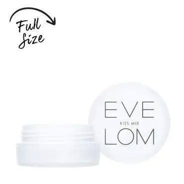 Eve Lom Kiss Mix Lip Balm 7ml in jar, moisturizing formula for soft, supple lips, ideal for chapped skin.