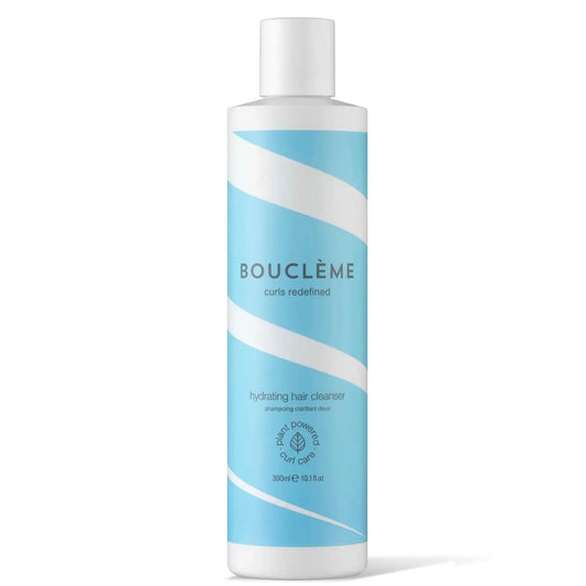 Boucleme Hydrating Hair Cleanser 300ml bottle designed for fine hair and loose waves with nourishing oils.