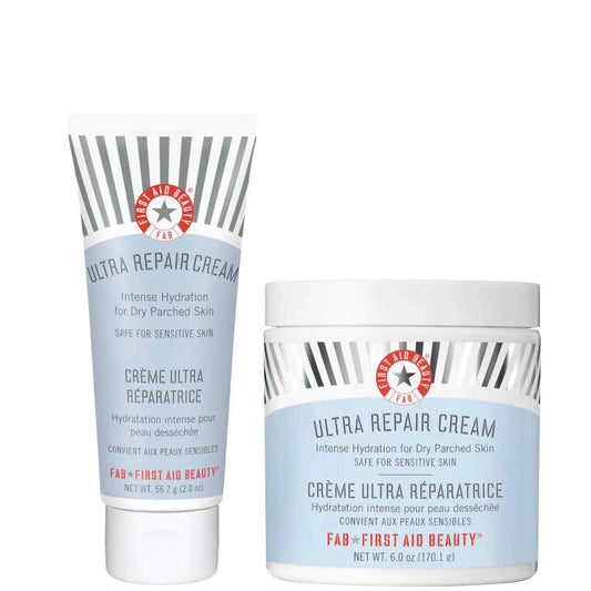 First Aid Beauty Ultra Repair Honeysuckle Home and Away Cream Duo The Good Vibes