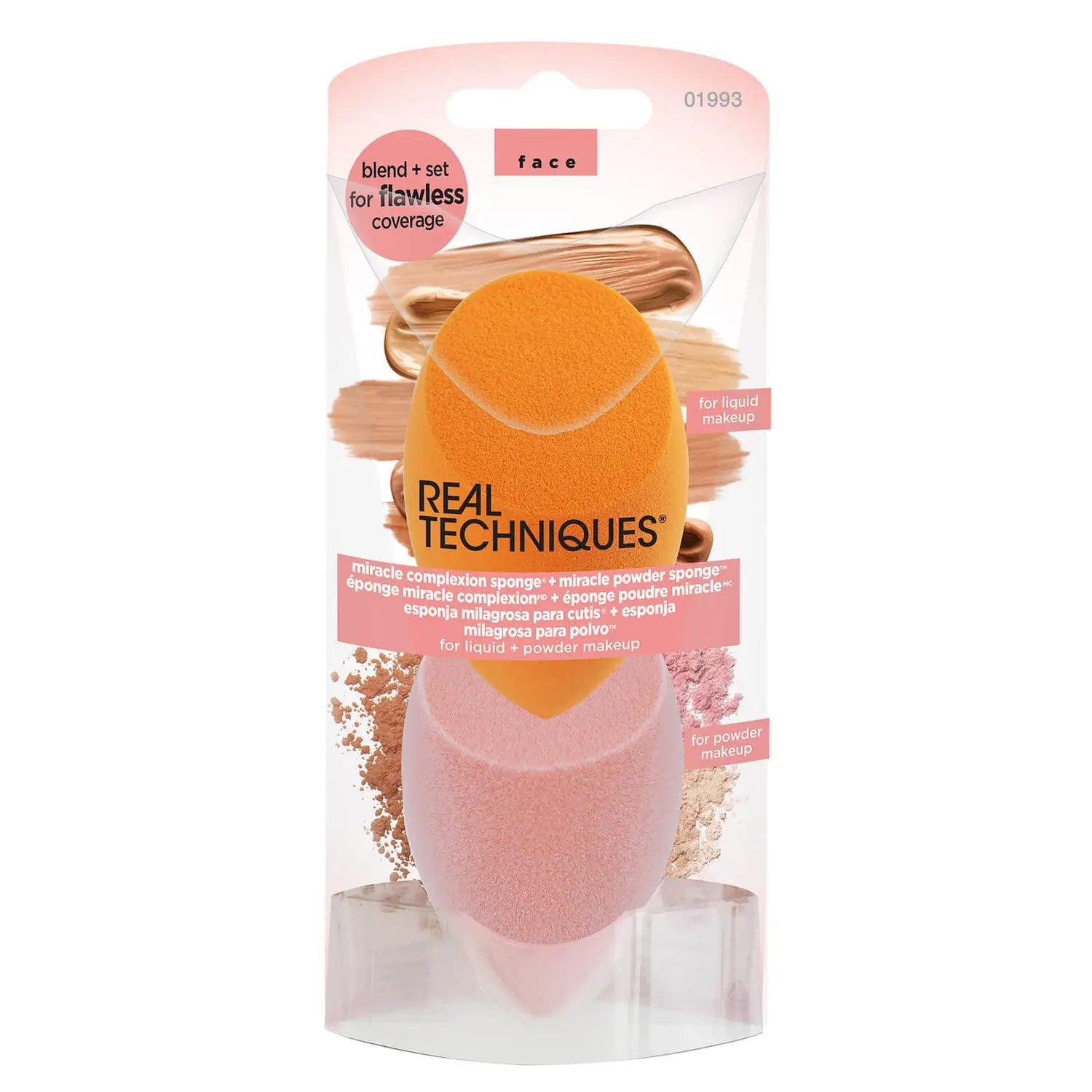 Real Techniques Miracle Complexion Sponge and Miracle Powder Sponge LYBC