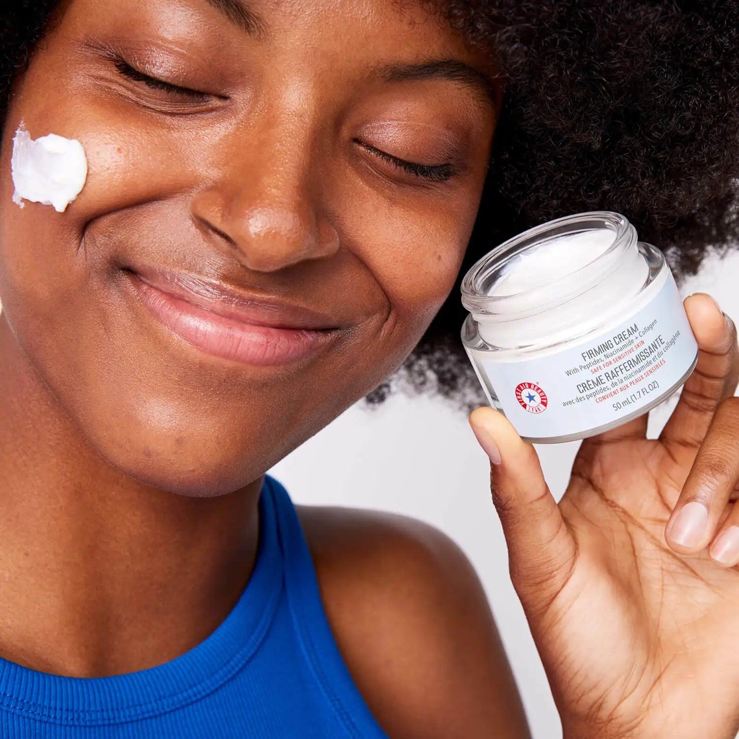 First Aid Beauty Firming Cream with Peptides, Niacinamide + Collagen 50ml The Good Vibes