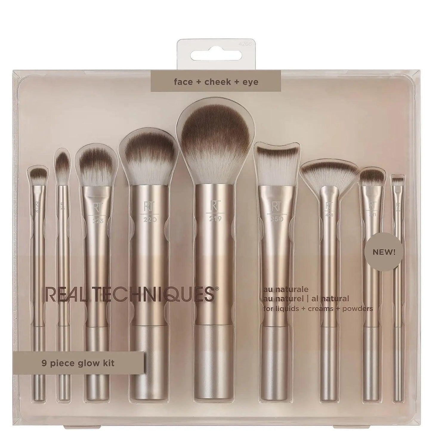 Real Techniques Au Naturale Complete Brush Kit The Good Vibes