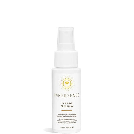 Innersense Hair Love Prep Spray 59ml, a priming spray for body, style retention, and thermal protection for all hair types.