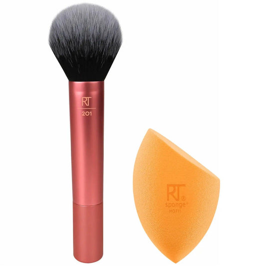 Real Techniques Miracle Complexion Sponge and Powder Brush Duo The Good Vibes