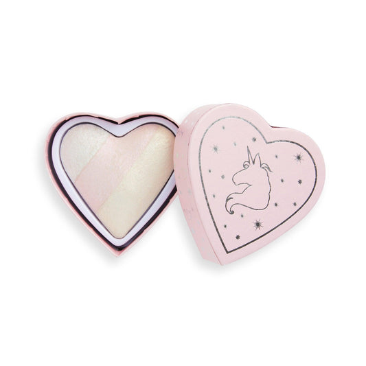 I Heart Revolution Unicorn Heart Glow Heart Highlighter The Good Vibes