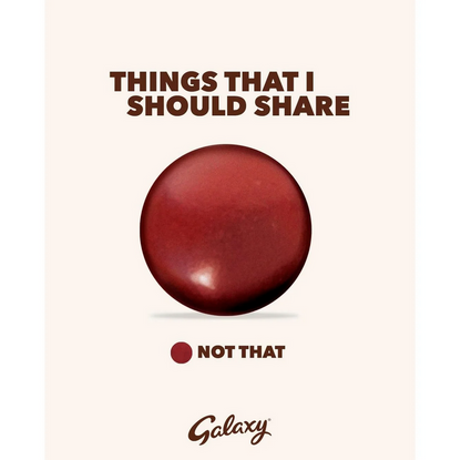 Galaxy Minstrels Milk Chocolate Buttons Sharing Pouch Bag 195g