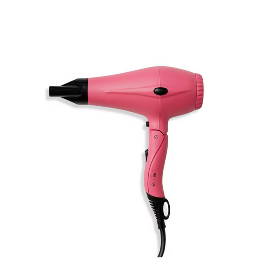 Mark Hill Pink hair dryer on a white background