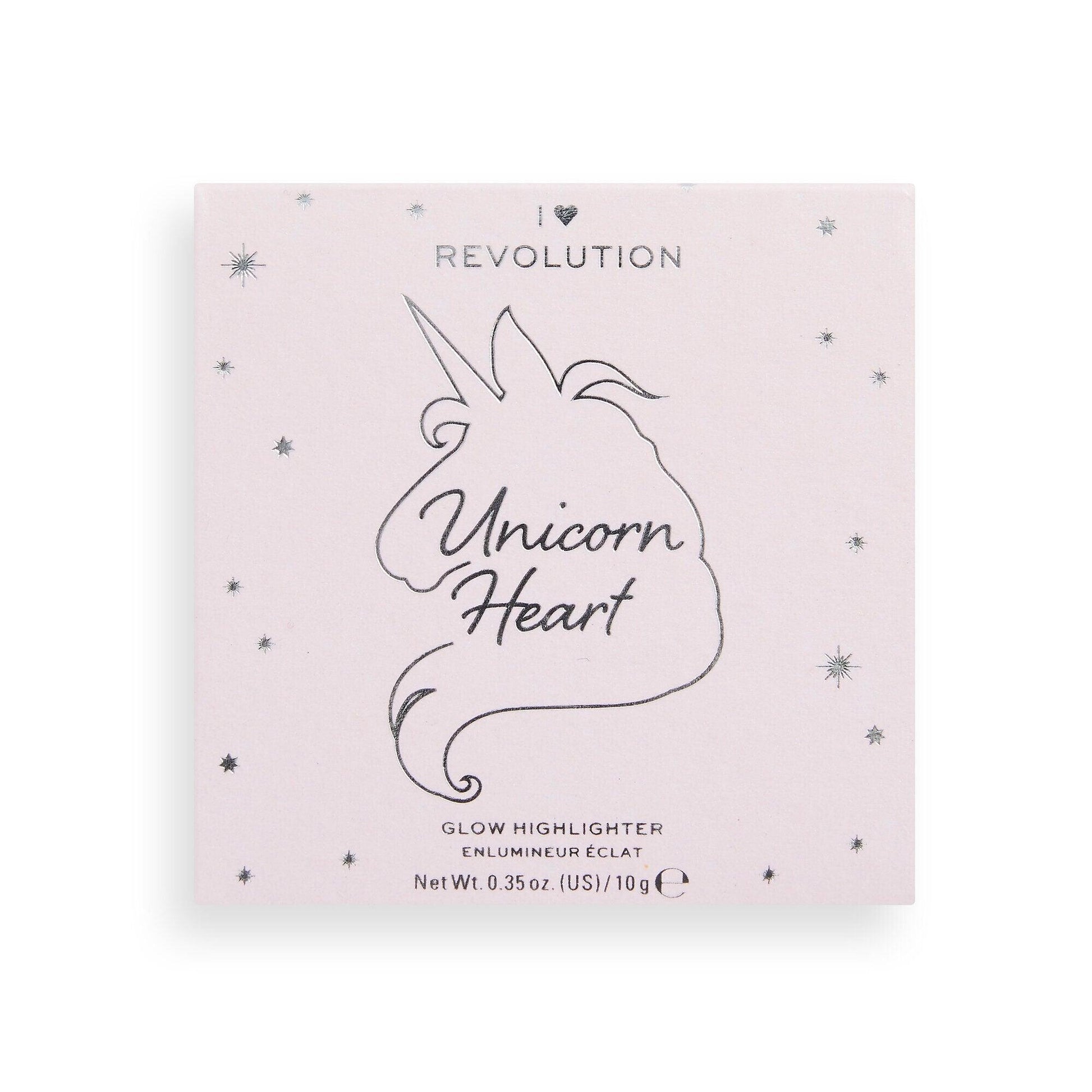 I Heart Revolution Unicorn Heart Glow Heart Highlighter The Good Vibes