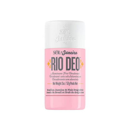Sol de Janeiro Beija Flor Rio Deodorant 57g in pink packaging with aluminum-free label.