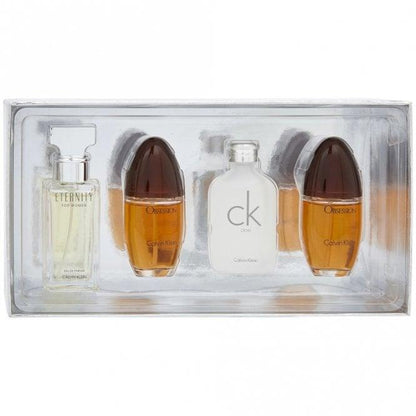 Calvin Klein Ladies Mini Fragrance Set 4 x 15ml The Good Vibes