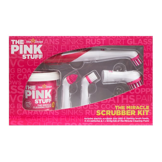 The Pink Stuff Miracle Scrubber Brush Set