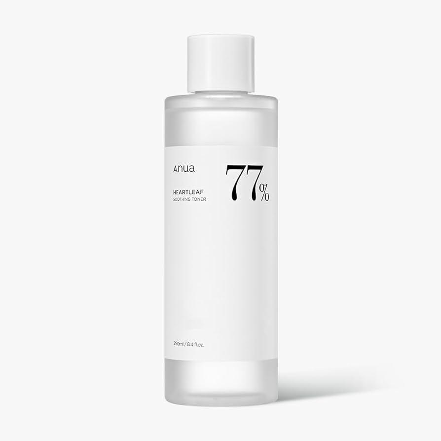 Anua Heartleaf 77% Soothing Toner I pH 5.5 Skin Trouble Care, Calming Skin, Refreshing, Purifying 250ml The Good Vibes